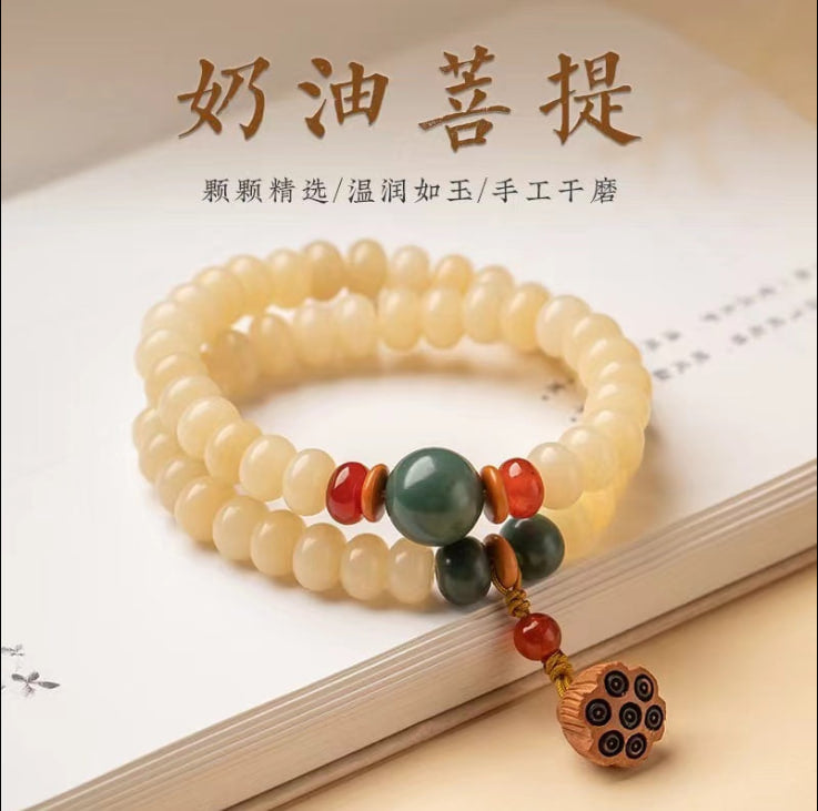 【 Mia】Natural poojina bracelet Bodhi bracelet (arrive about 7-12 days)