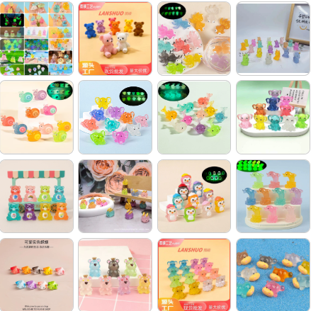 【Echo】Animal Series Carvings 10 colours card Lucky bags  (arrive about 7-12 days)
