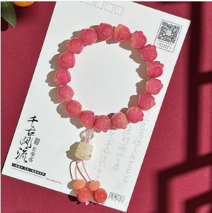 【 Mia】Natural poojina bracelet Bodhi bracelet    (arrive about 7-12 days)