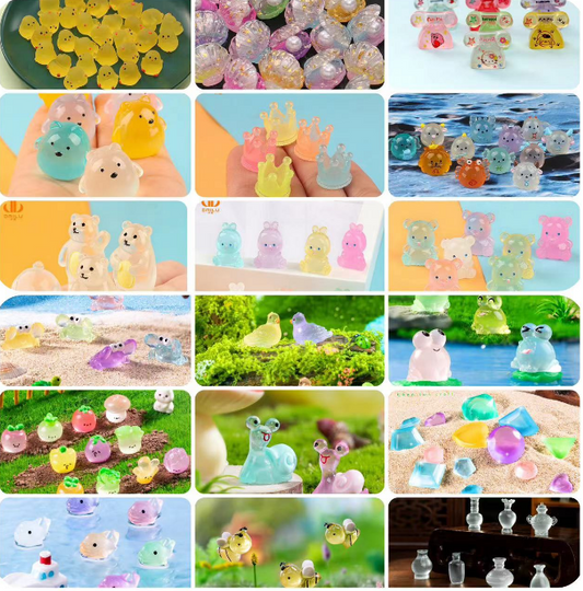 B7.【 Christy 】 2 in 1 bag Luminous  Mini animal MIX  ( arrive about 7-12 days)