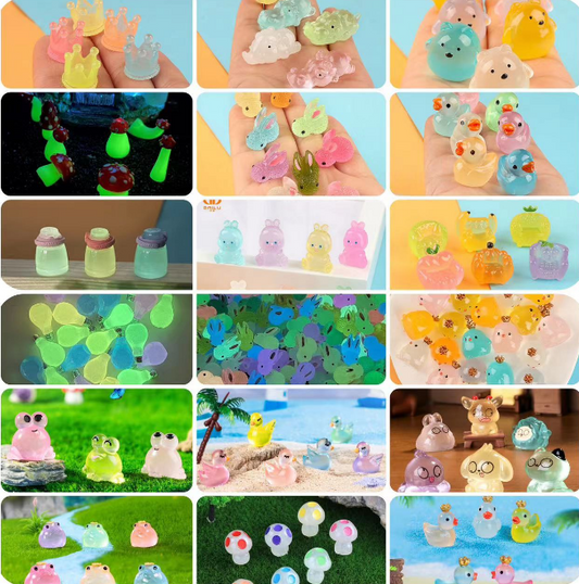 B .【 Christy 】 2 in 1 bag Luminous  Mini animal MIX  ( arrive about 7-12 days)