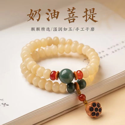 Natural poojina bracelet Bodhi bracelet - 【LiLy】  (arrive about 7-12 days)