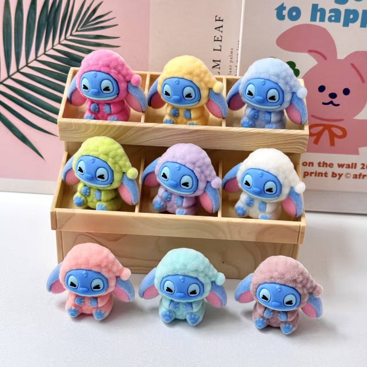 【Mia】Stitch carving collection 10 colours card Lucky bags  (arrive about 7-12 days)