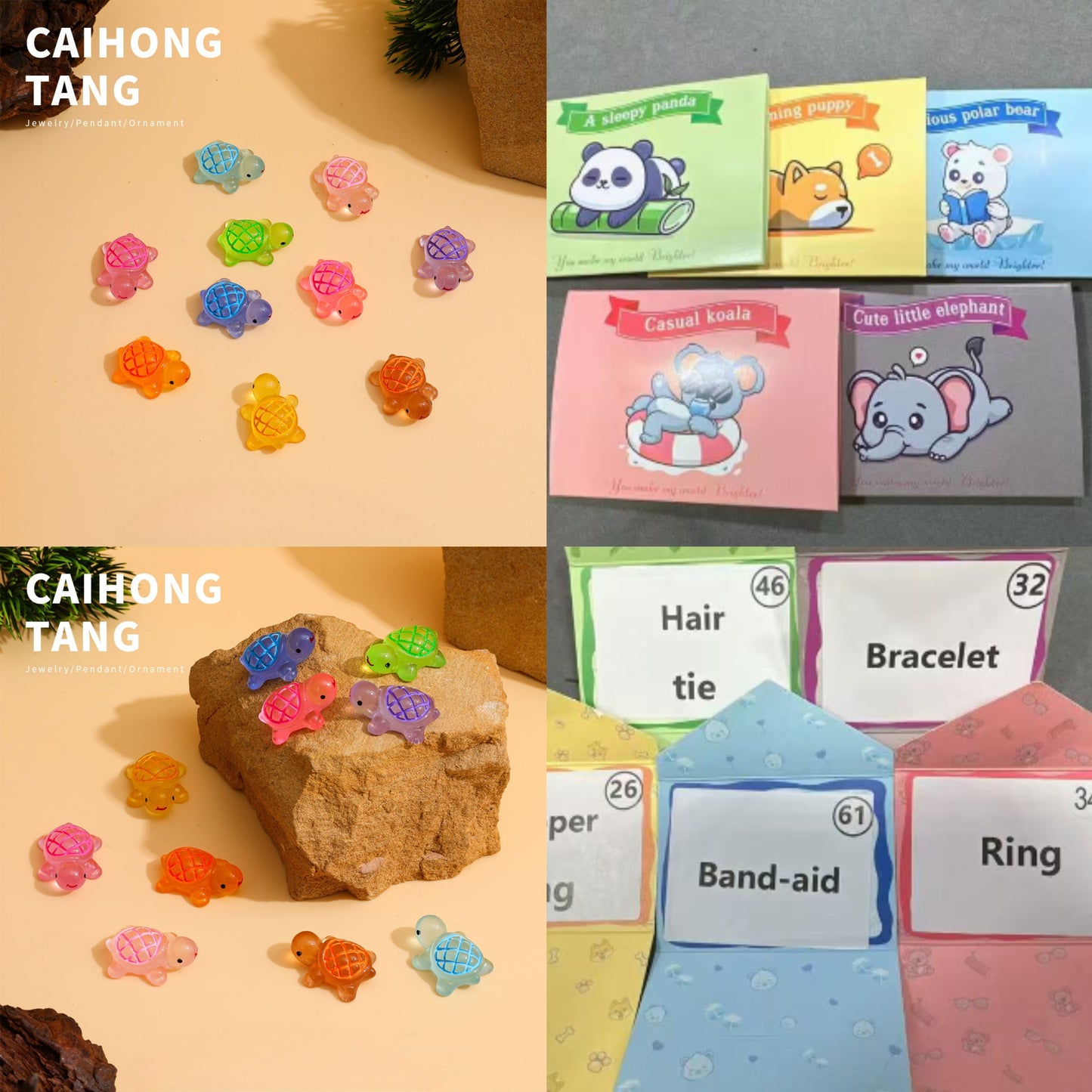 【Doris】 Gift Card Luminous Tortoise  Lucky bags  (arrive about 7-12 days)