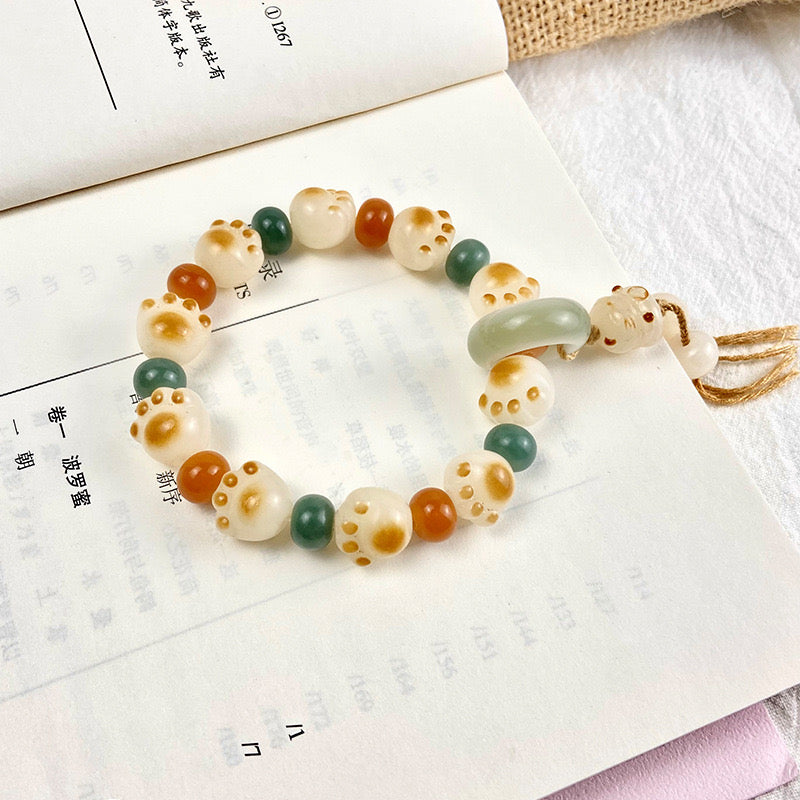 Natural poojina bracelet Bodhi bracelet - 【LiLy】  (arrive about 7-12 days)