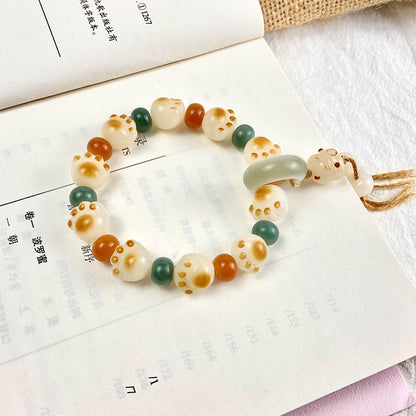 Natural poojina bracelet Bodhi bracelet - Lydia  (arrive about 7-12 days)