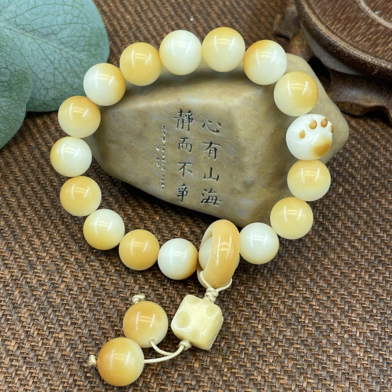 Natural poojina bracelet Bodhi bracelet - 【LiLy】  (arrive about 7-12 days)