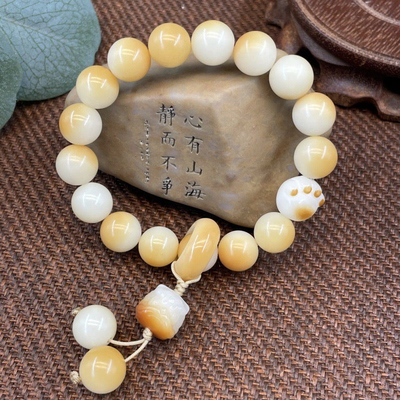 Natural poojina bracelet Bodhi bracelet - 【LiLy】  (arrive about 7-12 days)