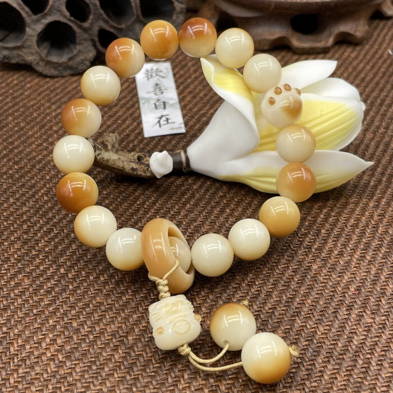 Natural poojina bracelet Bodhi bracelet - 【LiLy】  (arrive about 7-12 days)