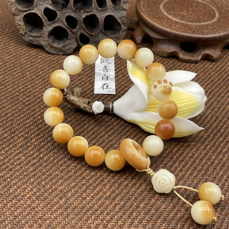 Natural poojina bracelet Bodhi bracelet - Mia   (arrive about 7-12 days)