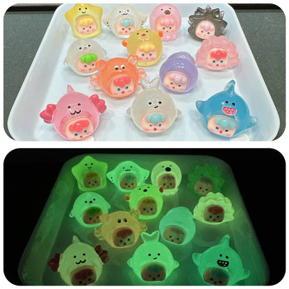 Luminous  Marine animal  caving bags【 LiLy 】 live room link  (arrive about 7-12 days)