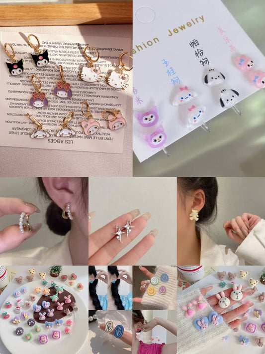 A8.【 Christy 】 Earring  lucky  bags   (arrive about 7-12 days)