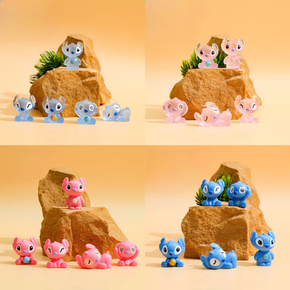 【Mia】Stitch carving collection 10 colours card Lucky bags  (arrive about 7-12 days)